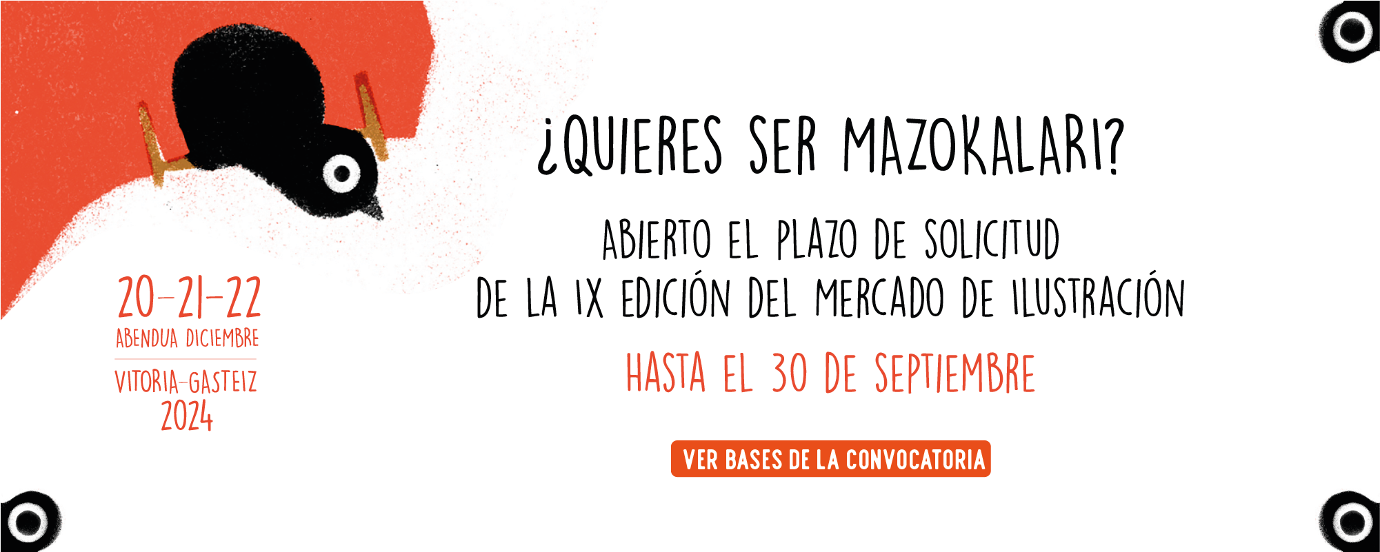 Convocatoria abierta para participar en MAZOKA, la feria de Dibujo e Ilustración de Vitoria-Gasteiz