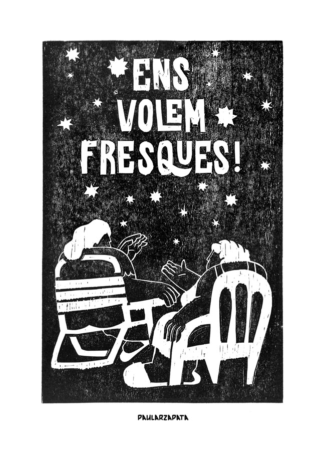 La ilustradora Paula Zapata participante en la IX edición del mercado de ilustración y dibujo de Vitoria-Gasteiz, MAZOKA